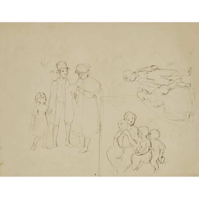 Collector’s Group of Four Drawings