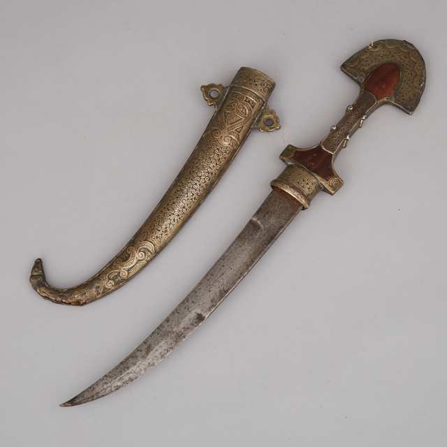 Moroccan Jambiya (Dagger), 19th century