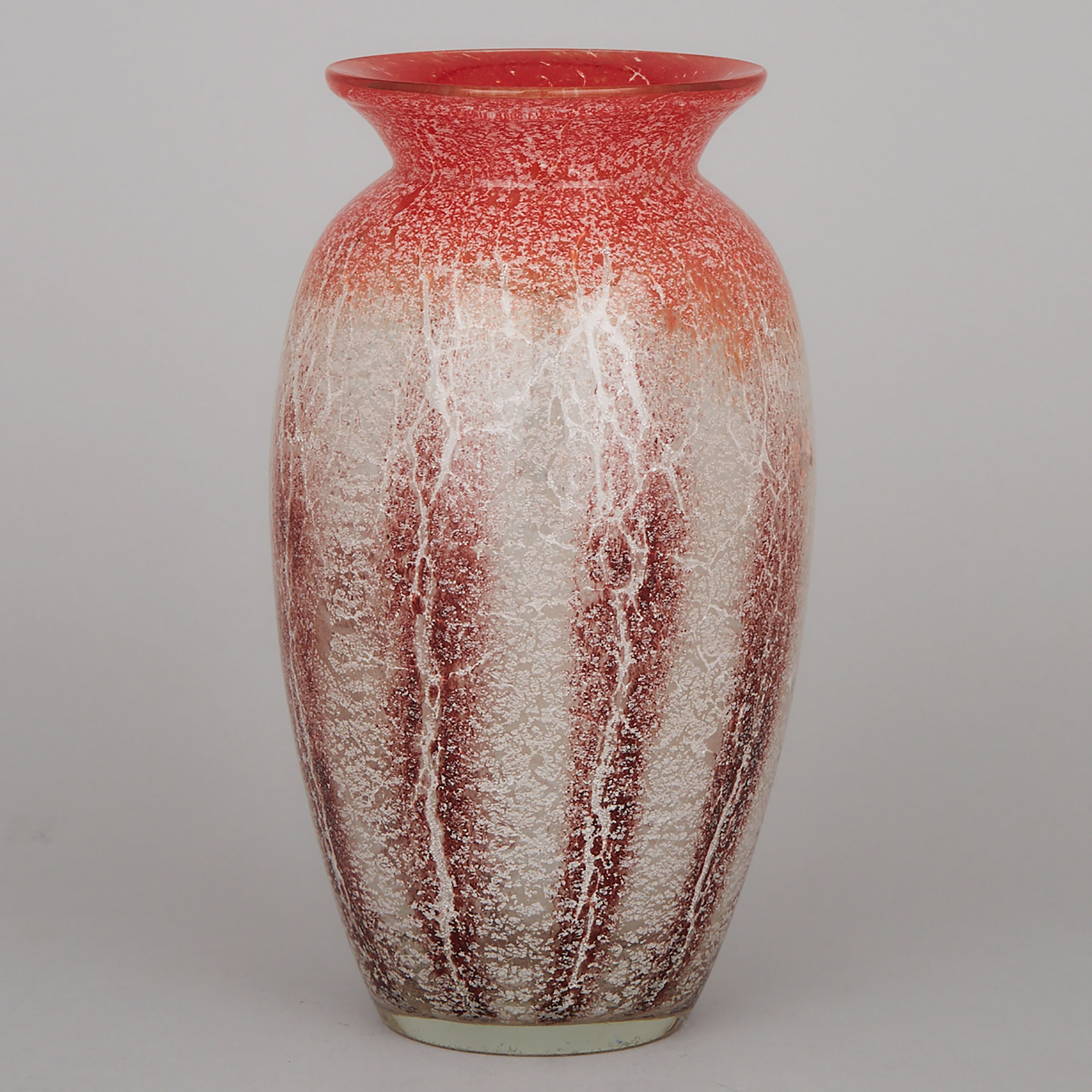 WMF ‘Ikora’ Internally Decorated Glass Vase, 1930s