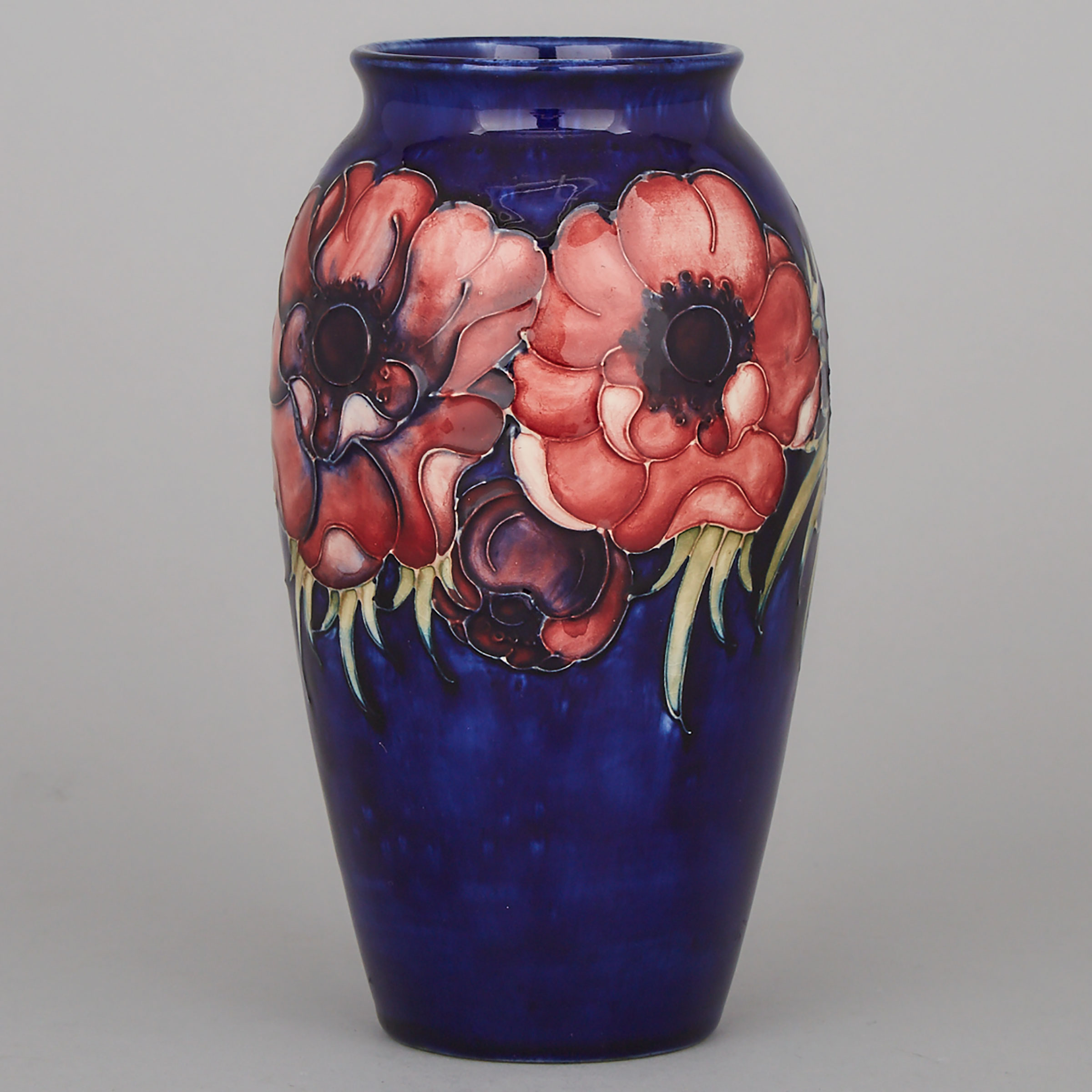 Moorcroft Anemone Vase, 1960s
