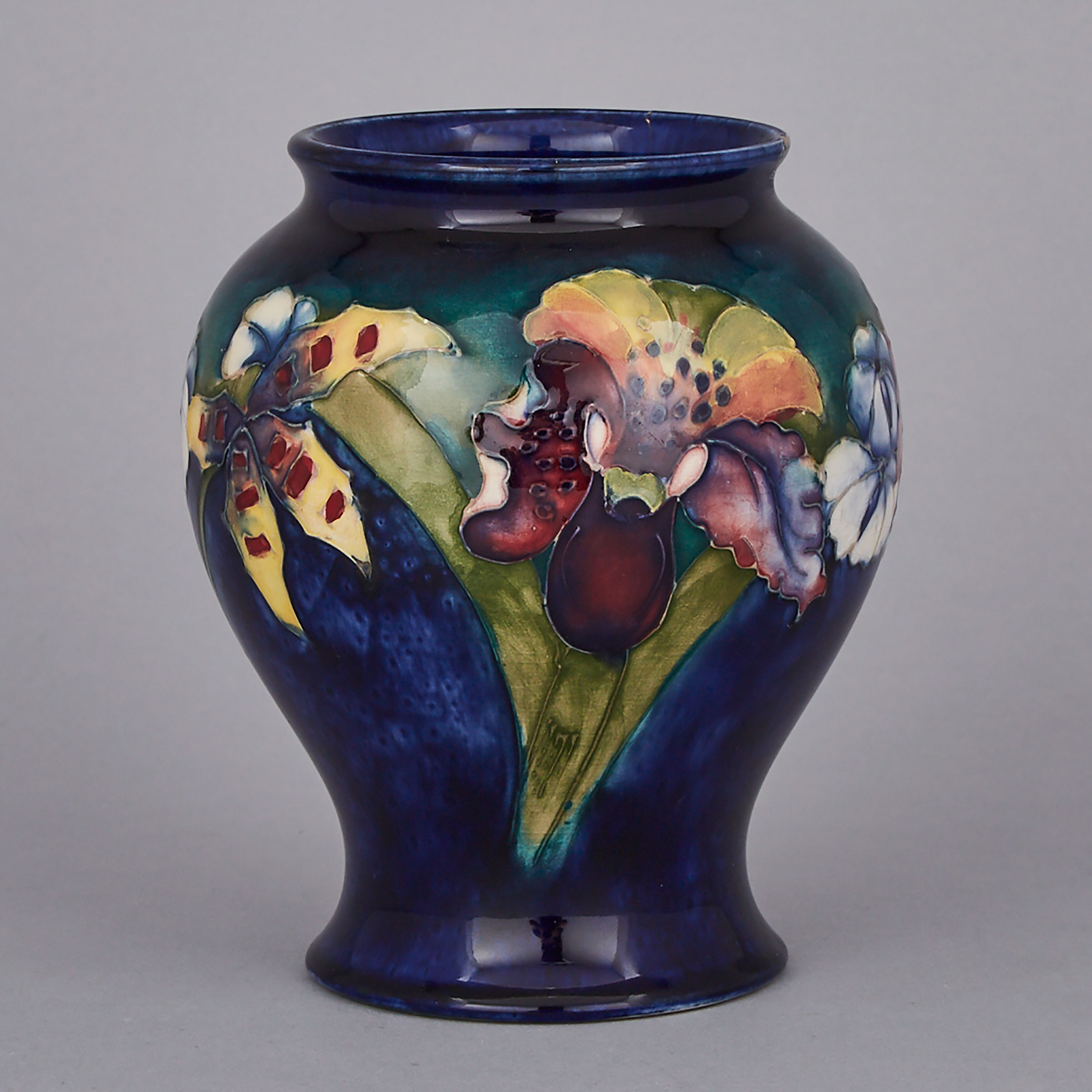 Moorcroft Orchids Vase, c.1945-49