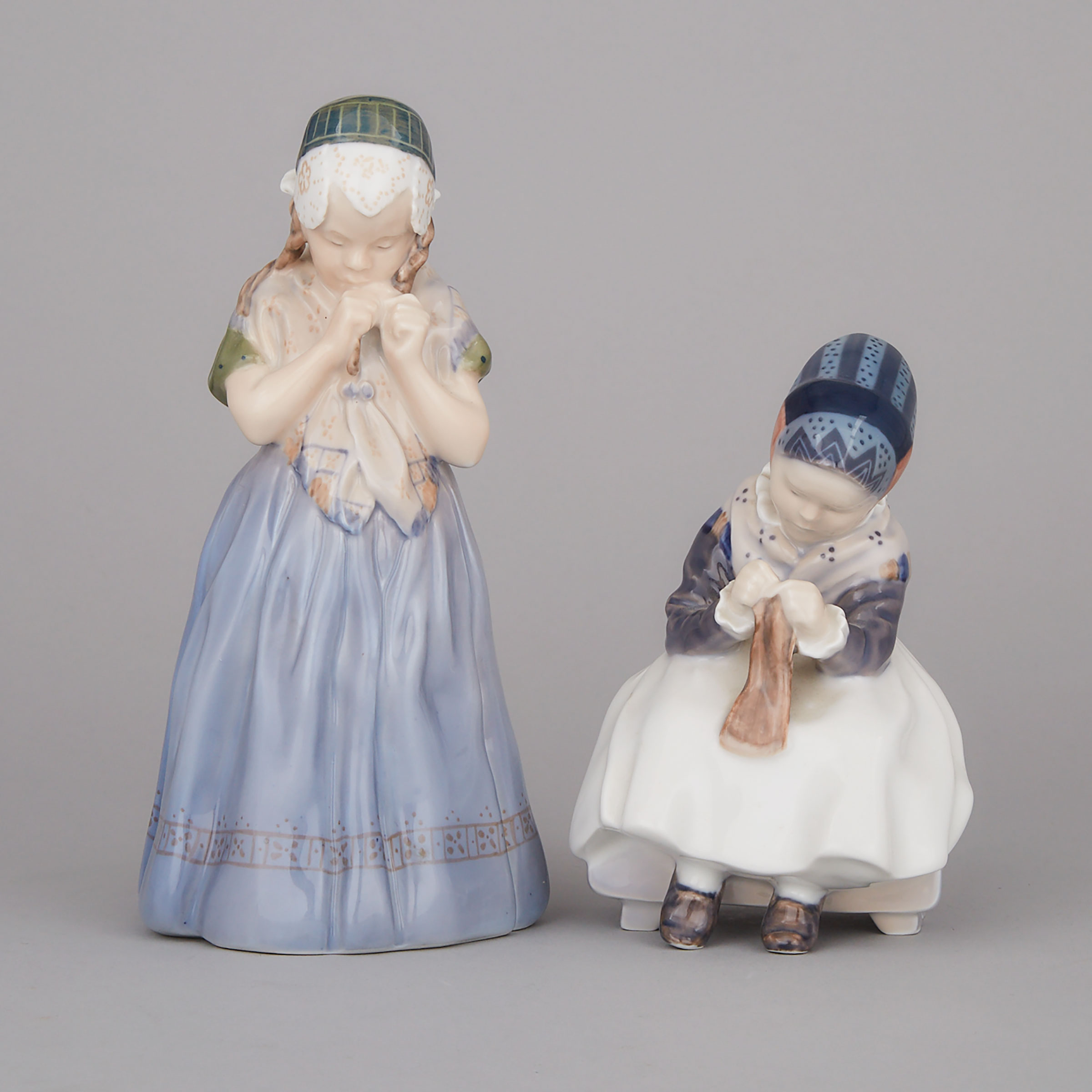 Two Royal Copenhagen Figures of Children, 20th century