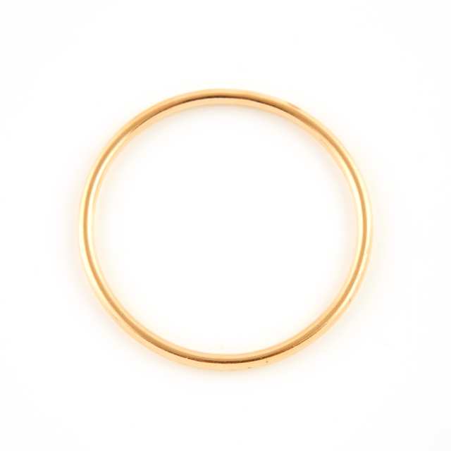 Shelly Purdy Canadian 18k Yellow Gold Bangle