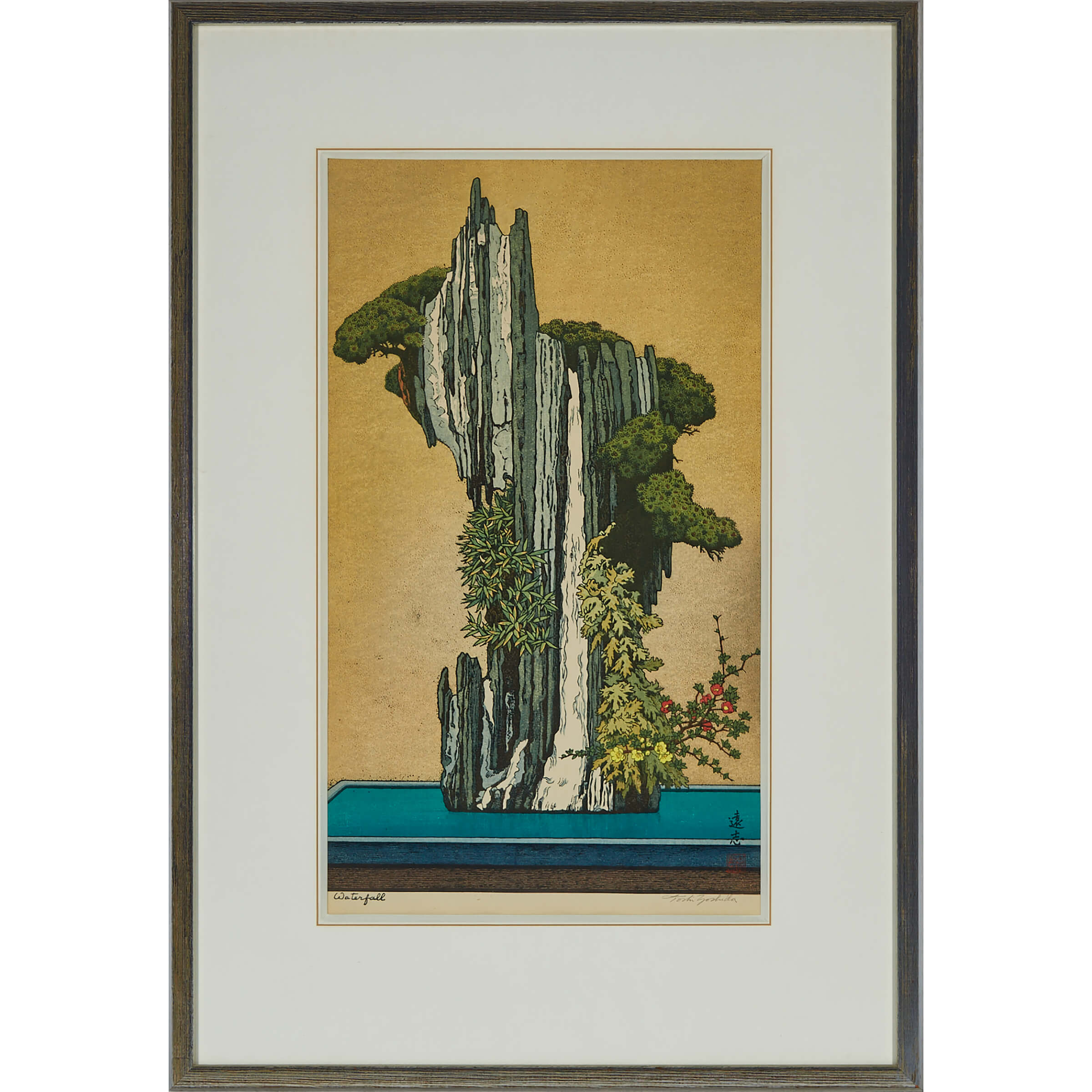 Toshi Yoshida (1911-1995), Waterfall