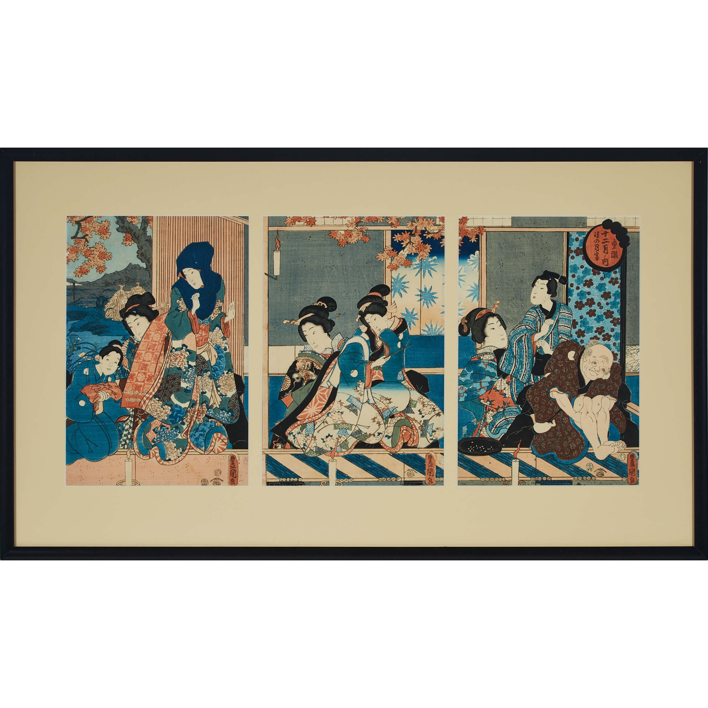 Utagawa Kunisada (Toyokuni III, 1786-1865), Puppet Performance