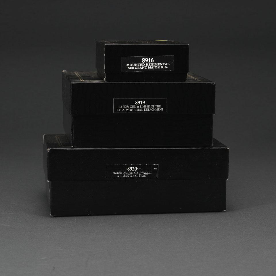 Three  Britains Premier Series Created by Charles Biggs Boxed Sets