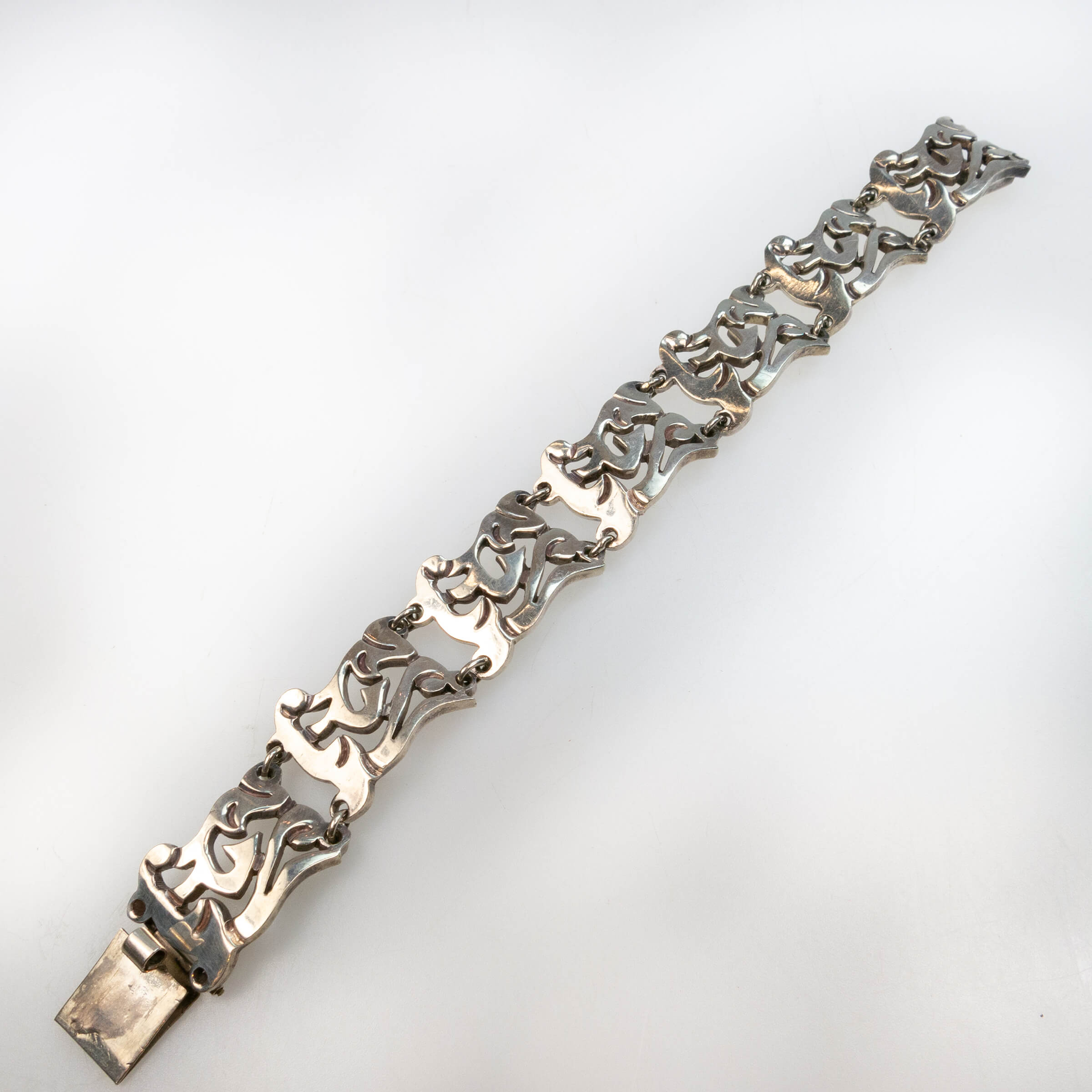 Plateria Rancho Alegre Mexican Sterling Silver Bracelet