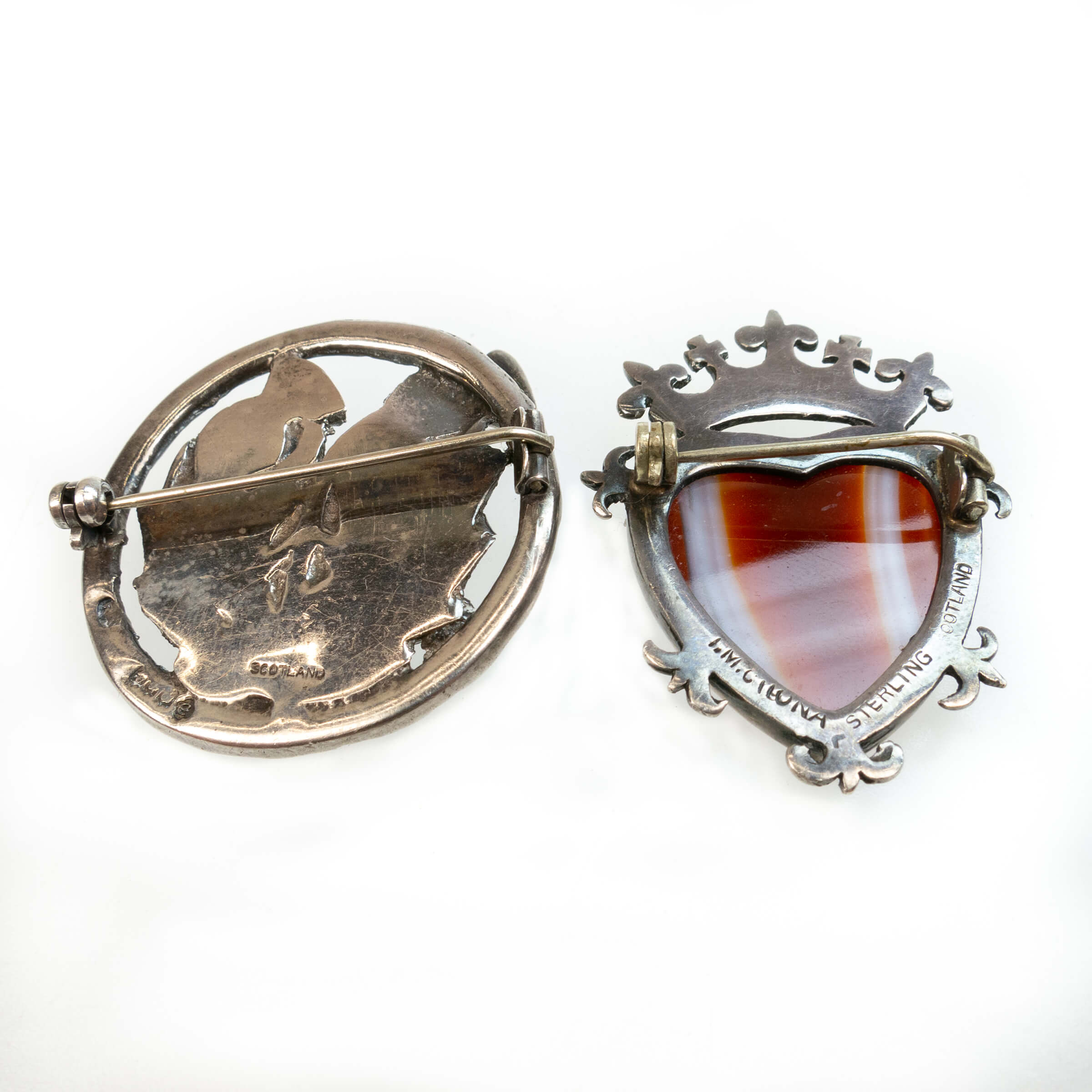Two Scottish Silver Brooches