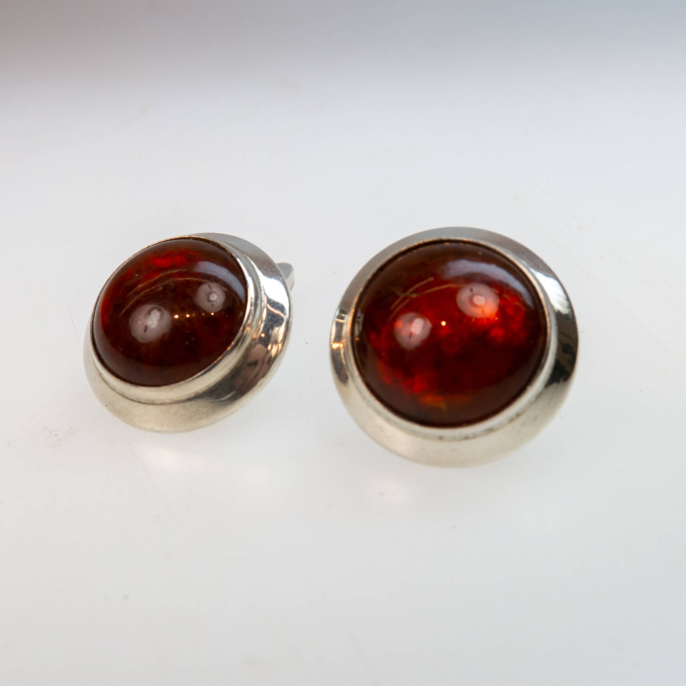 Pair Of N.E.From Danish Sterling Silver Cufflinks