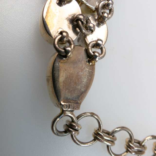 Sterling Silver Necklace And Bracelet
