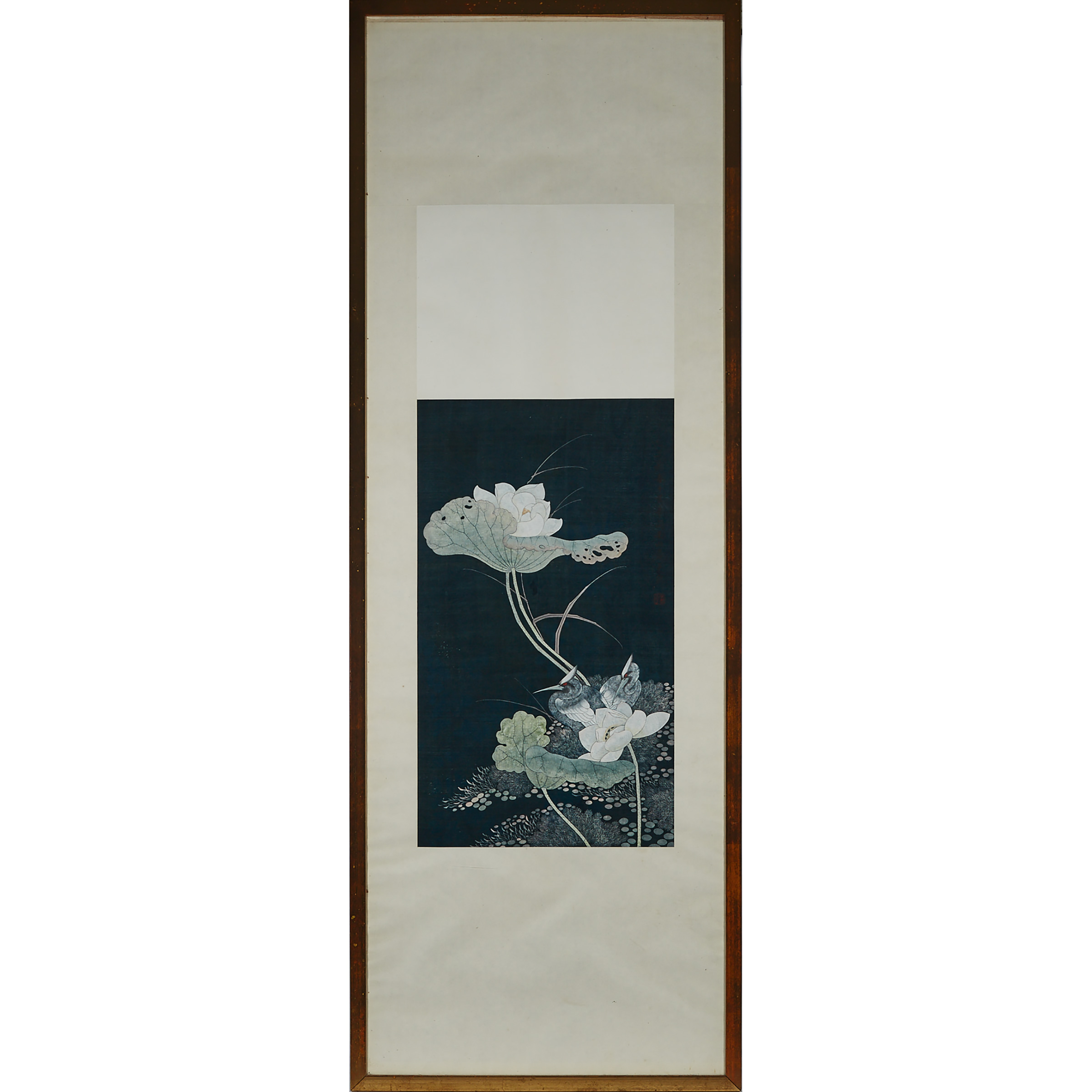 Yun Shouping(1633-1690), Water Lily and Egrets