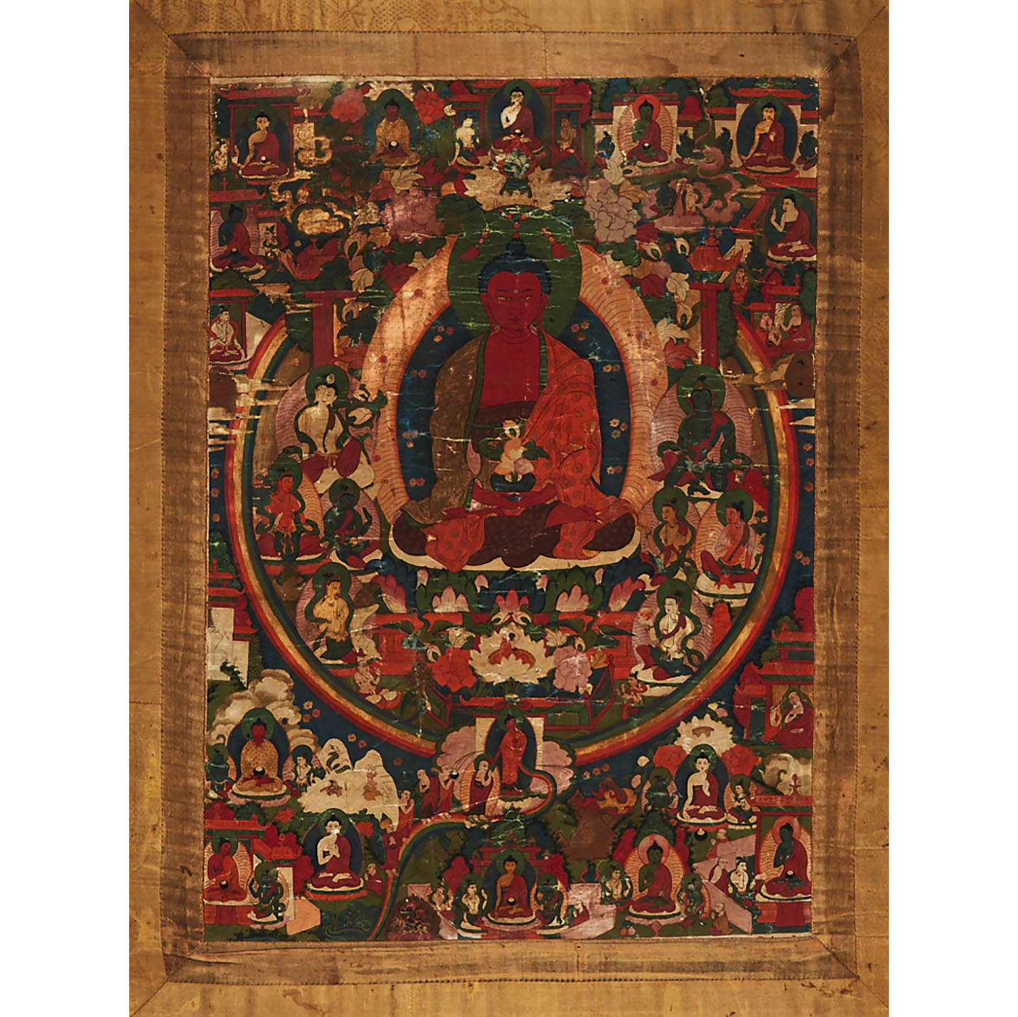 A Thangka of Bhaisajyaguru, Tibet, 18th Century