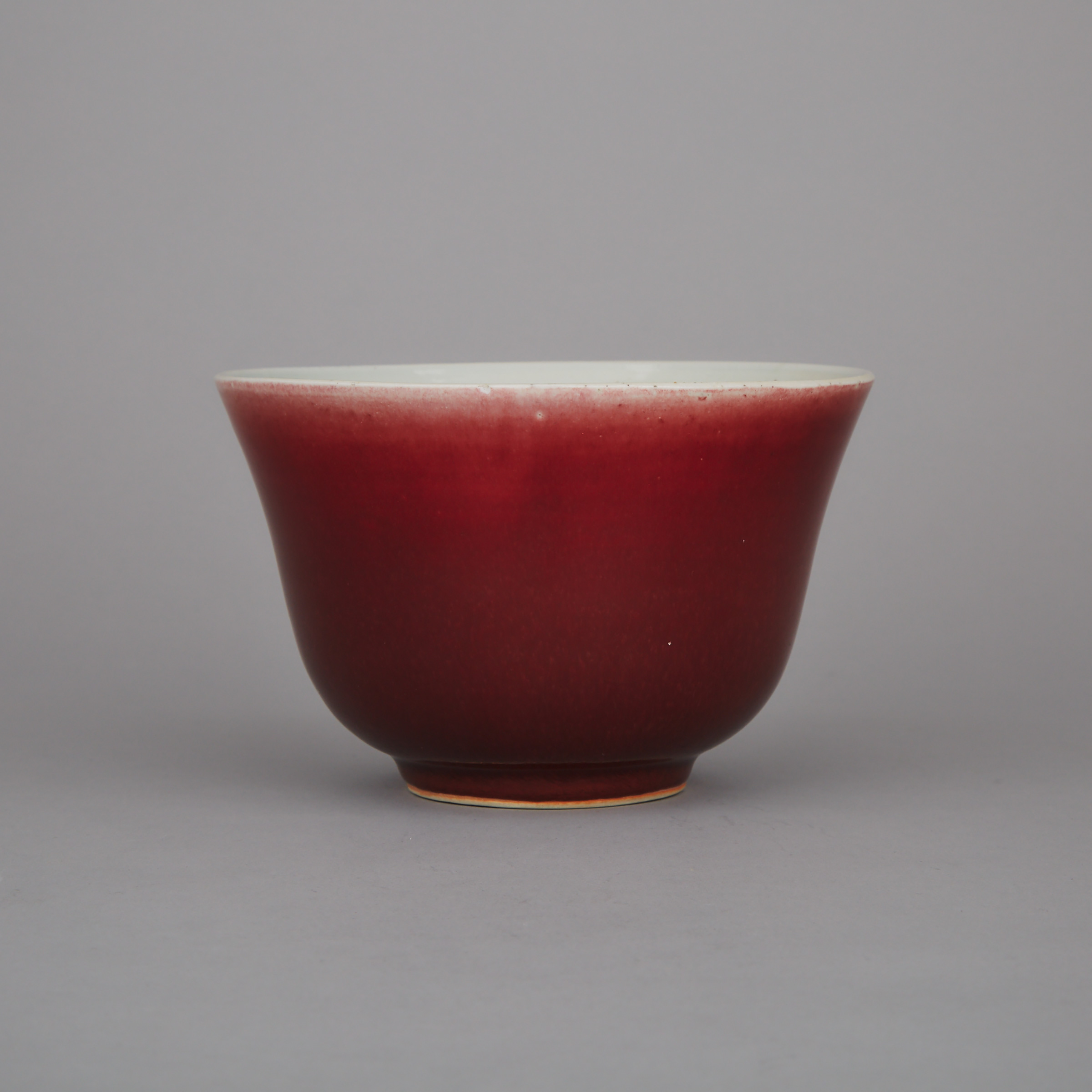 A Copper Red Glazed Bowl, Qing Dynasty