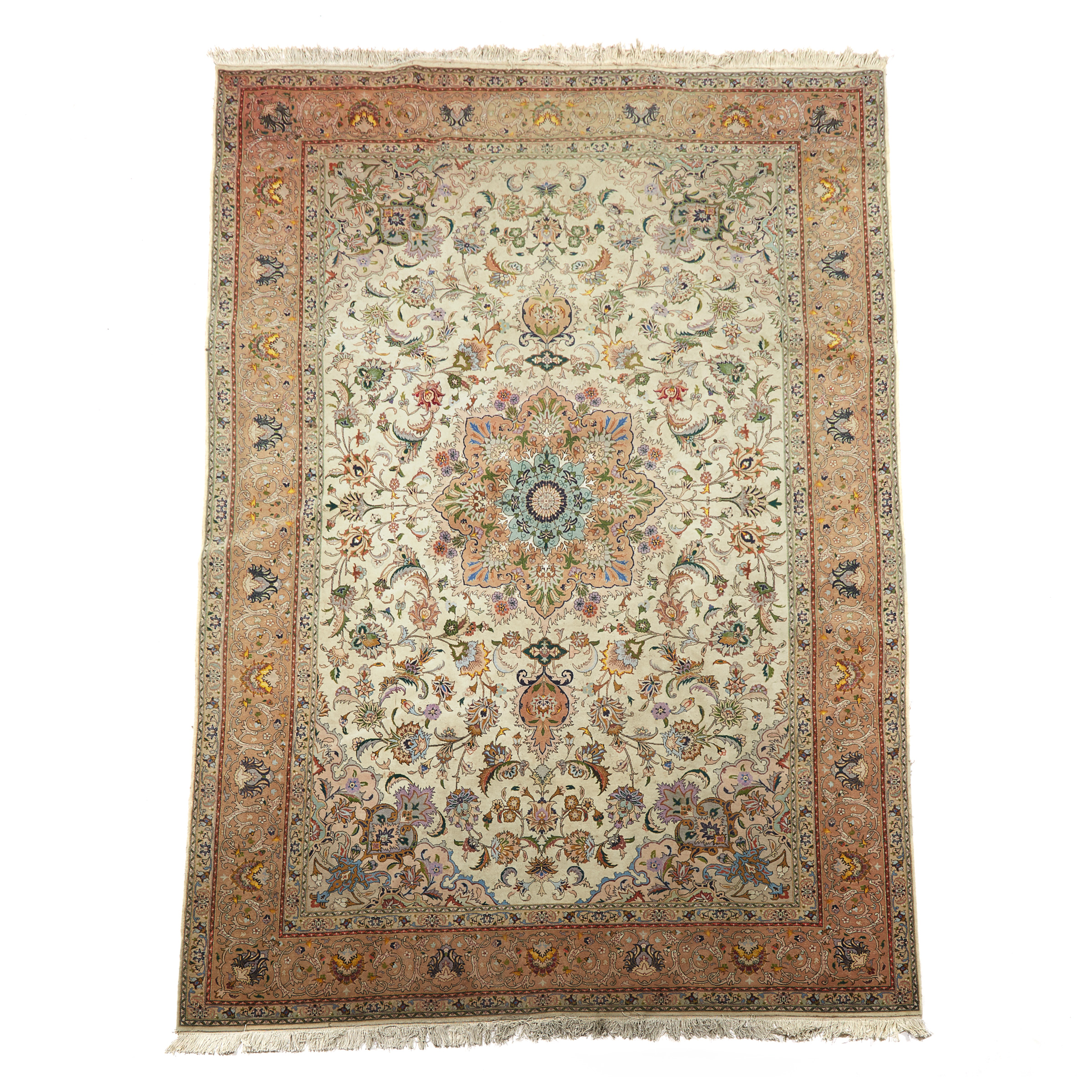 Fine Ispahan Carpet, Persian, late 20th century