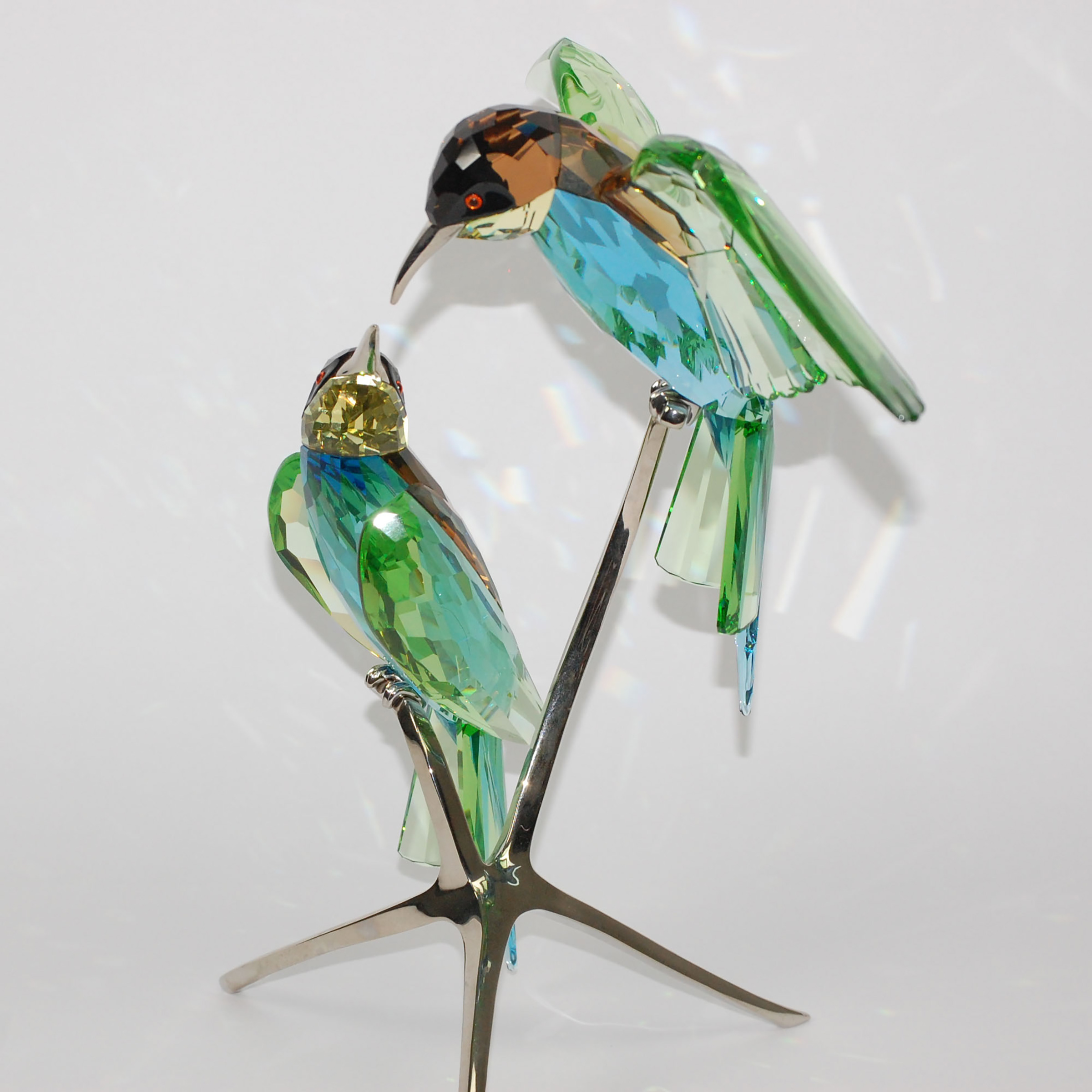 Swarovski Crystal Hummingbirds, early 21st century