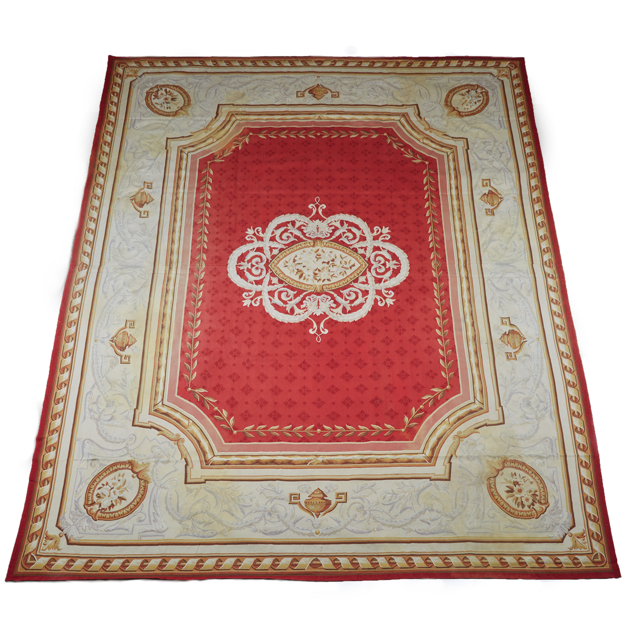 Aubusson Style Needlepoint Carpet, late 20th century