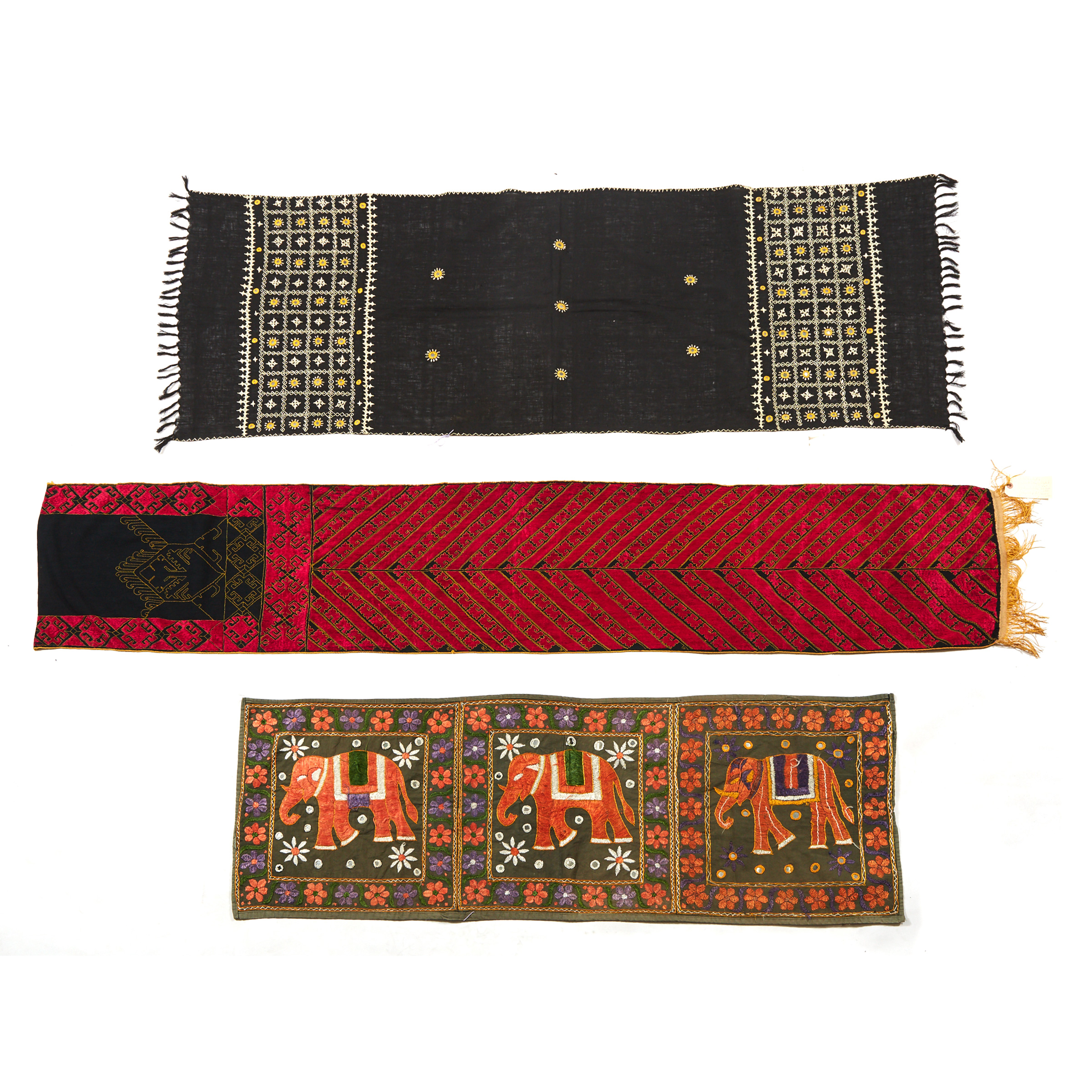 Group of Three Indian Textiles