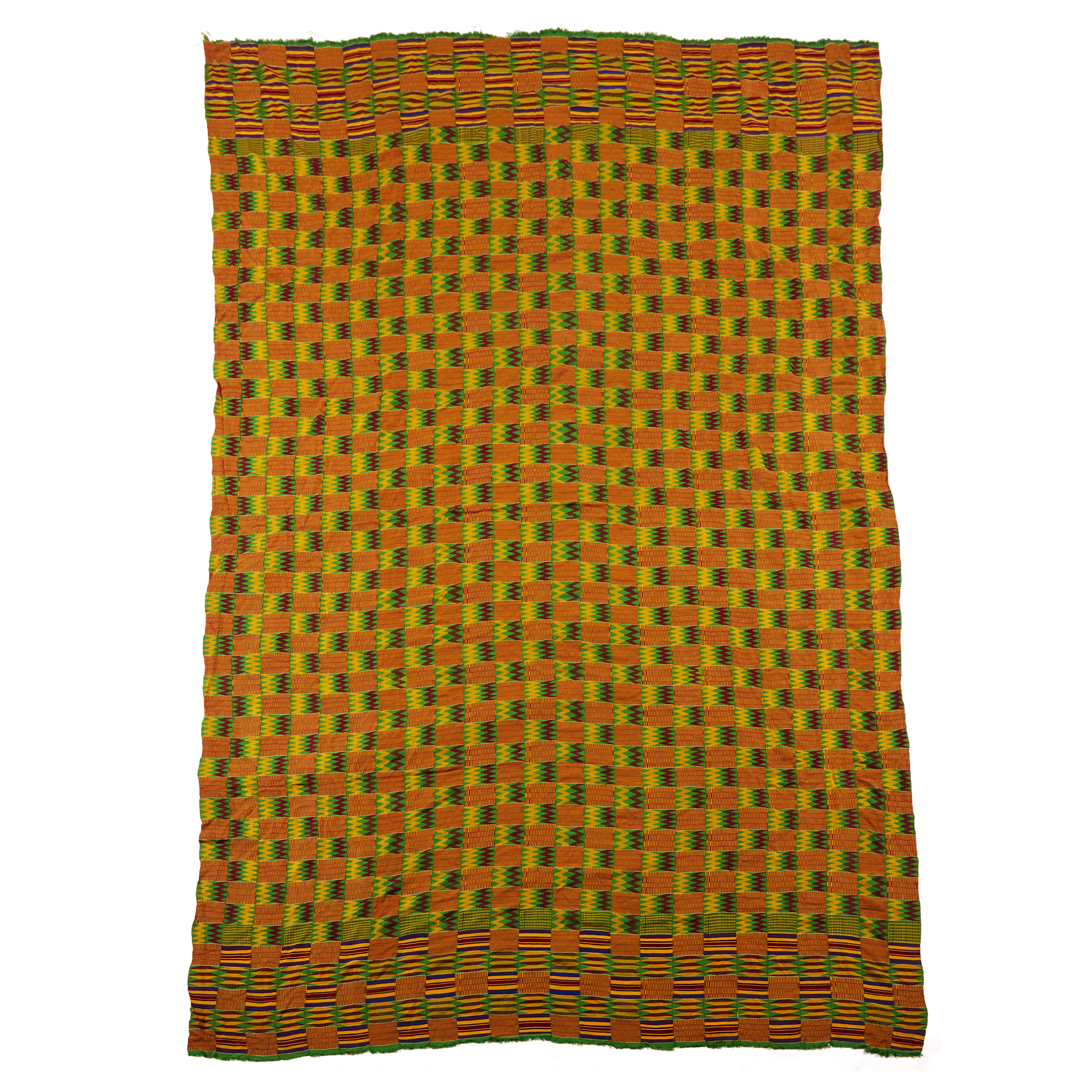 Akan Kente Cloth, Ghana, West Africa, mid to late 20th century