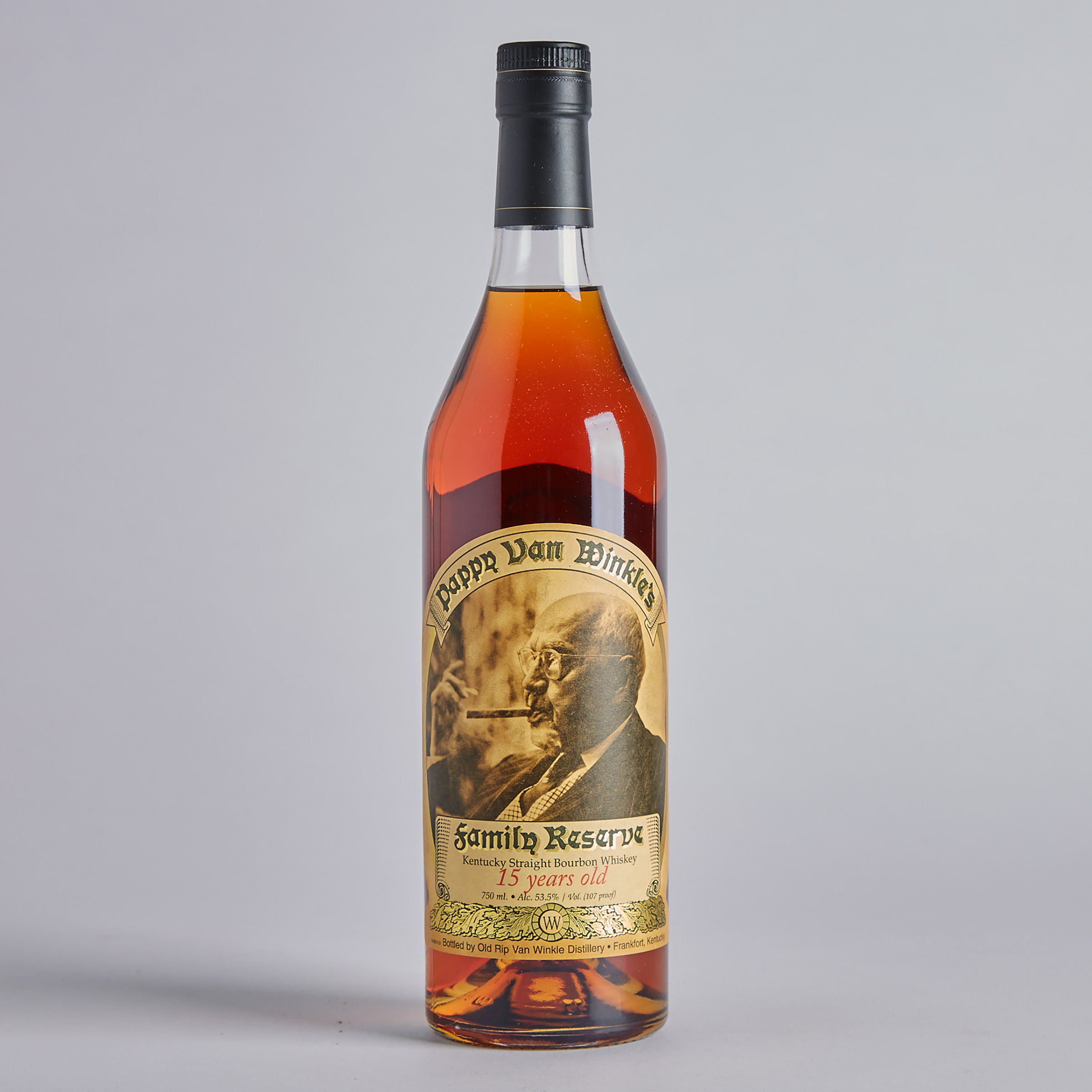 PAPPY VAN WINKLE’S FAMILY RESERVE KENTUCKY STRAIGHT BOURBON WHISKEY 15 YEARS (ONE)