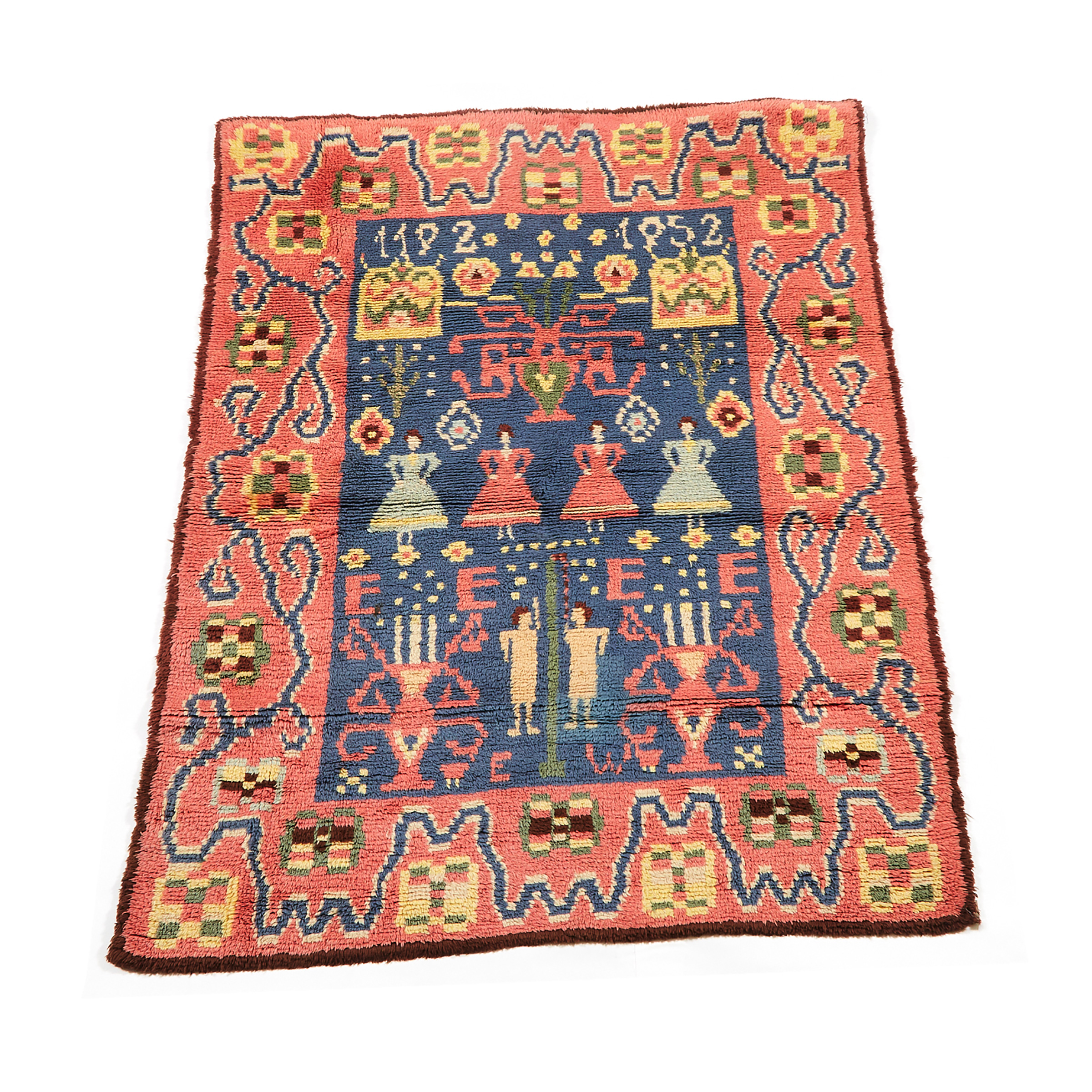 Romanian Rug, dated 1952