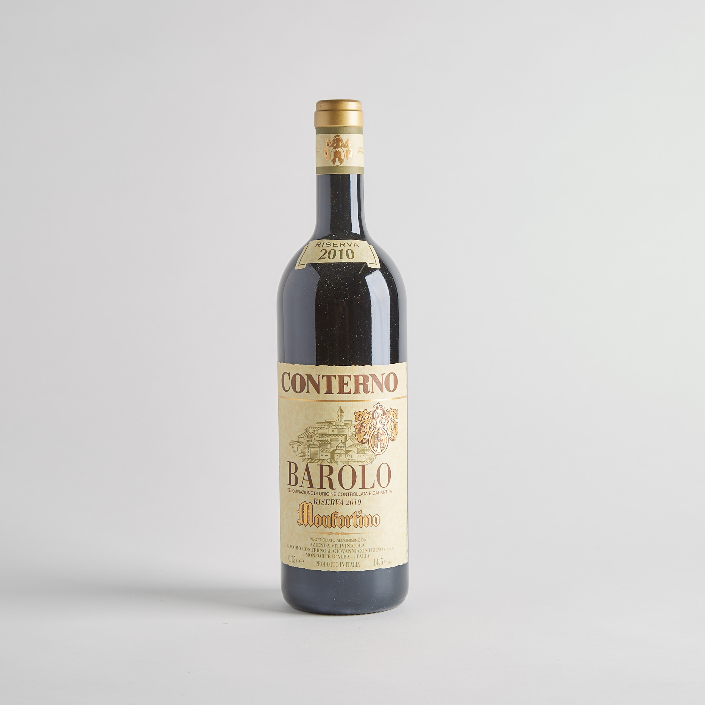 GIACOMO CONTERNO BAROLO RISERVA MONFORTINO 2010 (1) WA 100