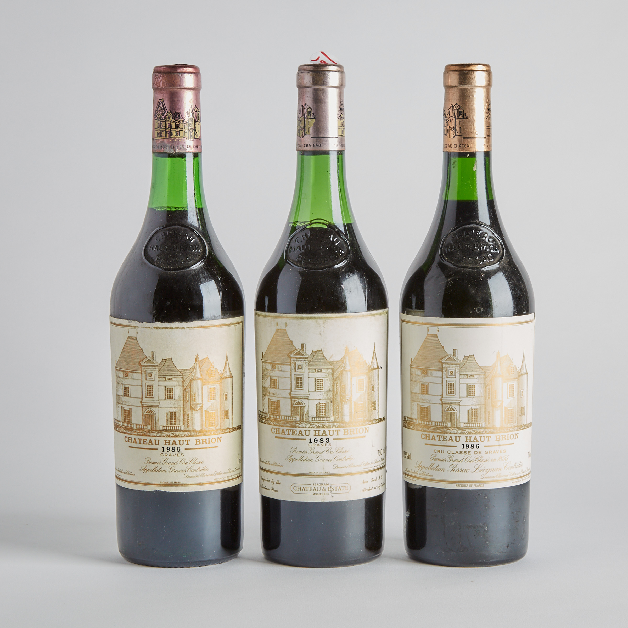 CHÂTEAU HAUT-BRION 1980 (1)
CHÂTEAU HAUT-BRION 1983 (1)
CHÂTEAU HAUT-BRION 1986 (1) WA 93