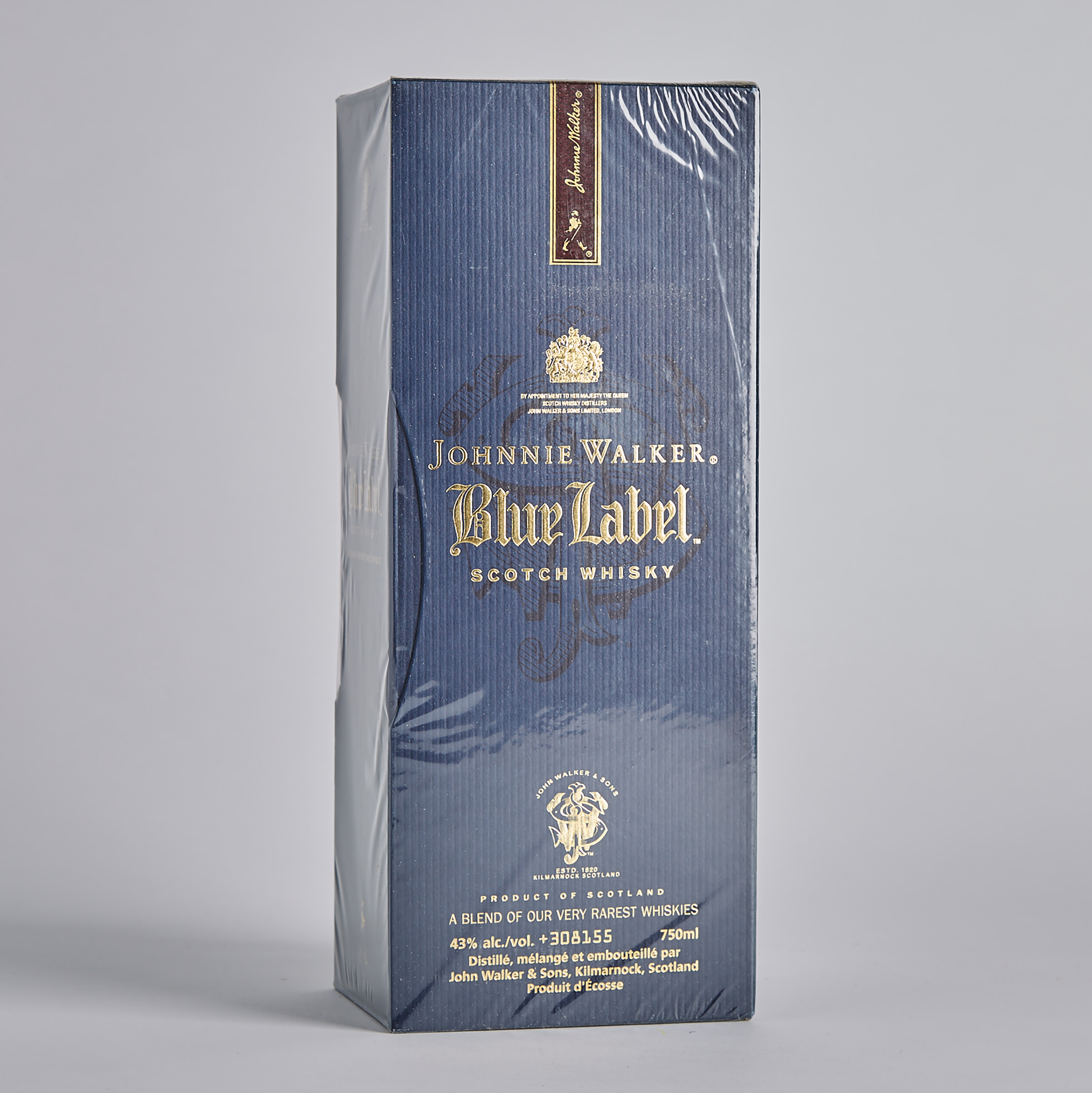 JOHNNIE WALKER BLUE LABEL BLENDED SCOTCH WHISKY NAS (ONE 750 ML)