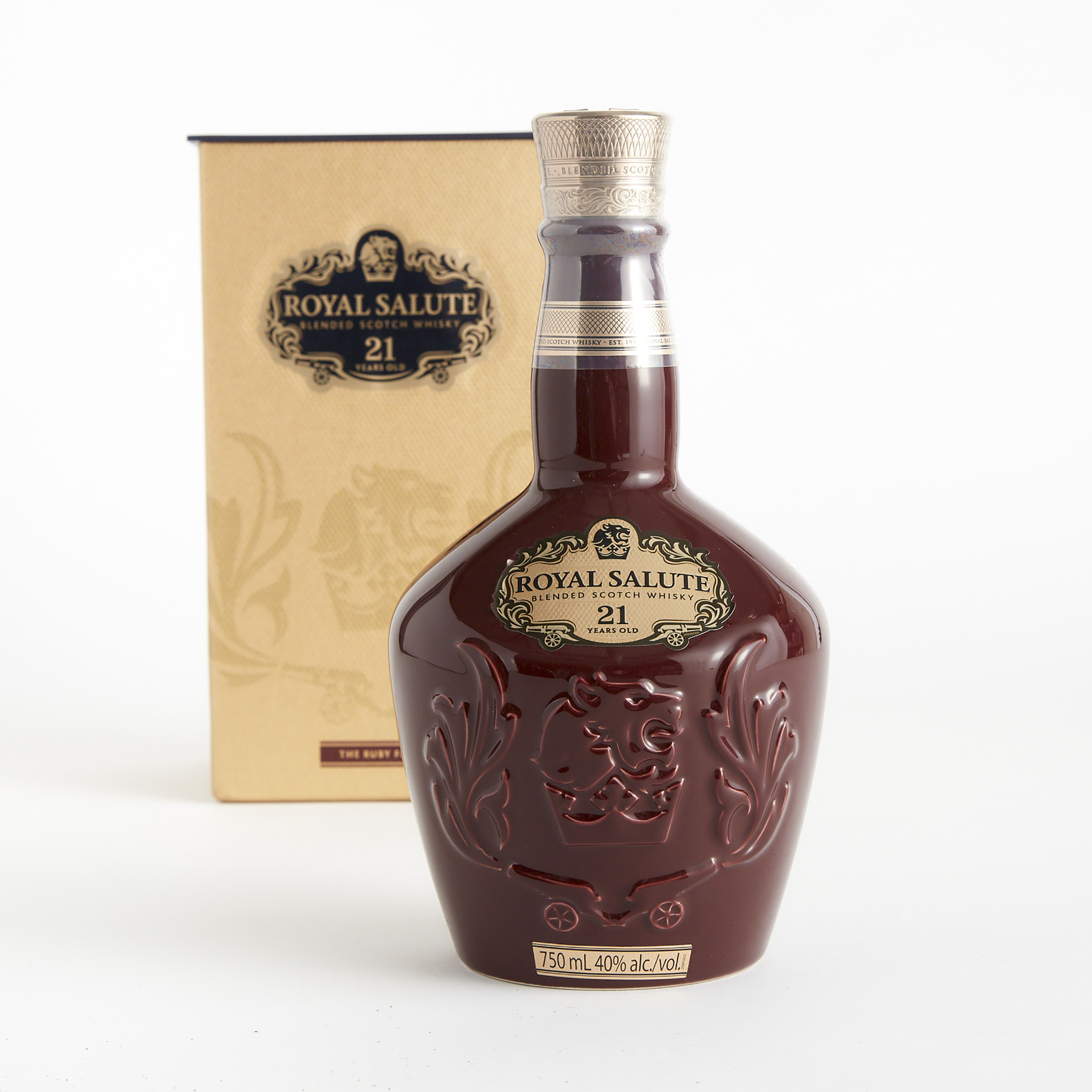 ROYAL SALUTE BLENDED SCOTCH WHISKY 21 YEARS (ONE 750 ML)