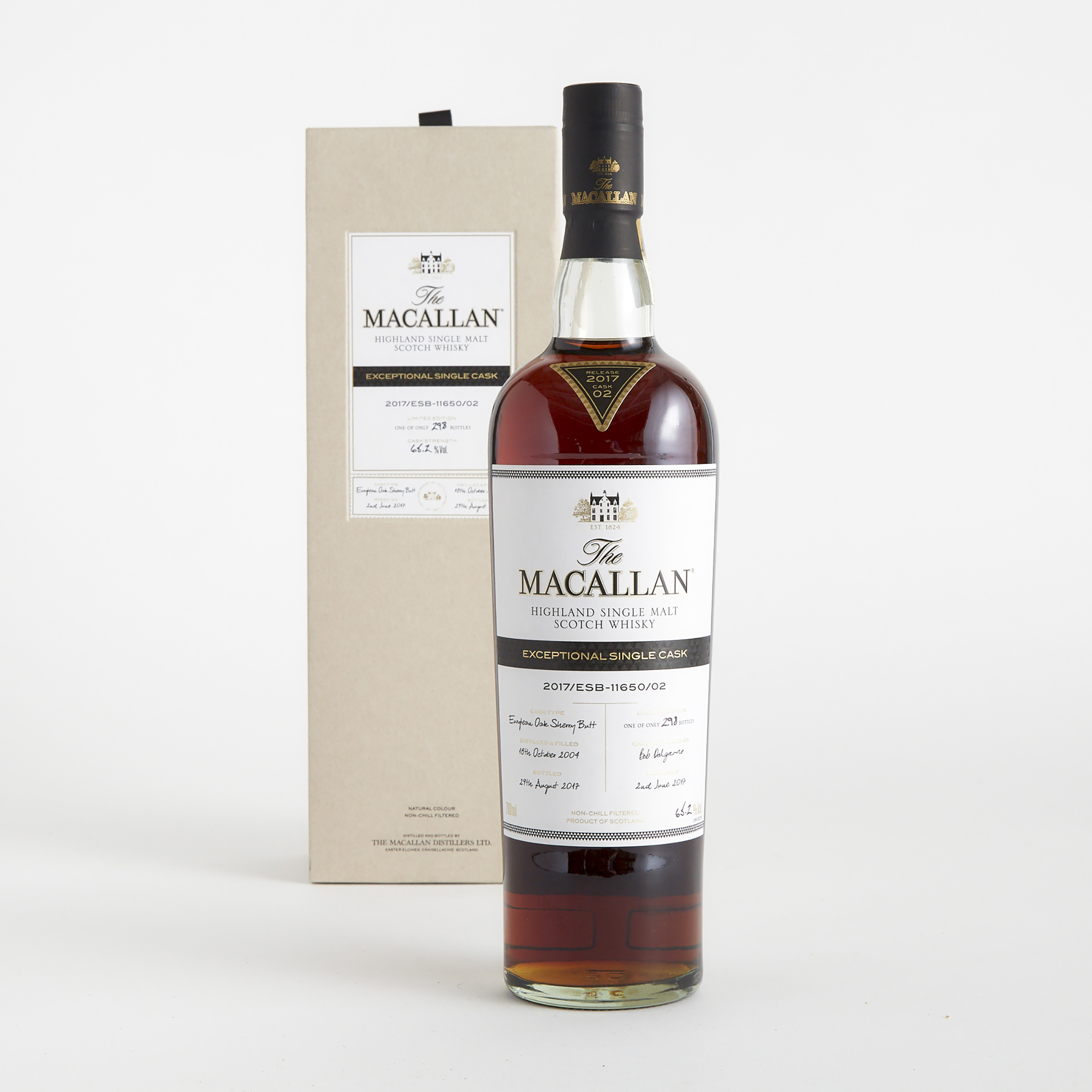 THE MACALLAN 2004 EXCEPTIONAL CASK #11650-02 HIGHLAND SINGLE MALT SCOTCH WHISKY (ONE 700 ML)