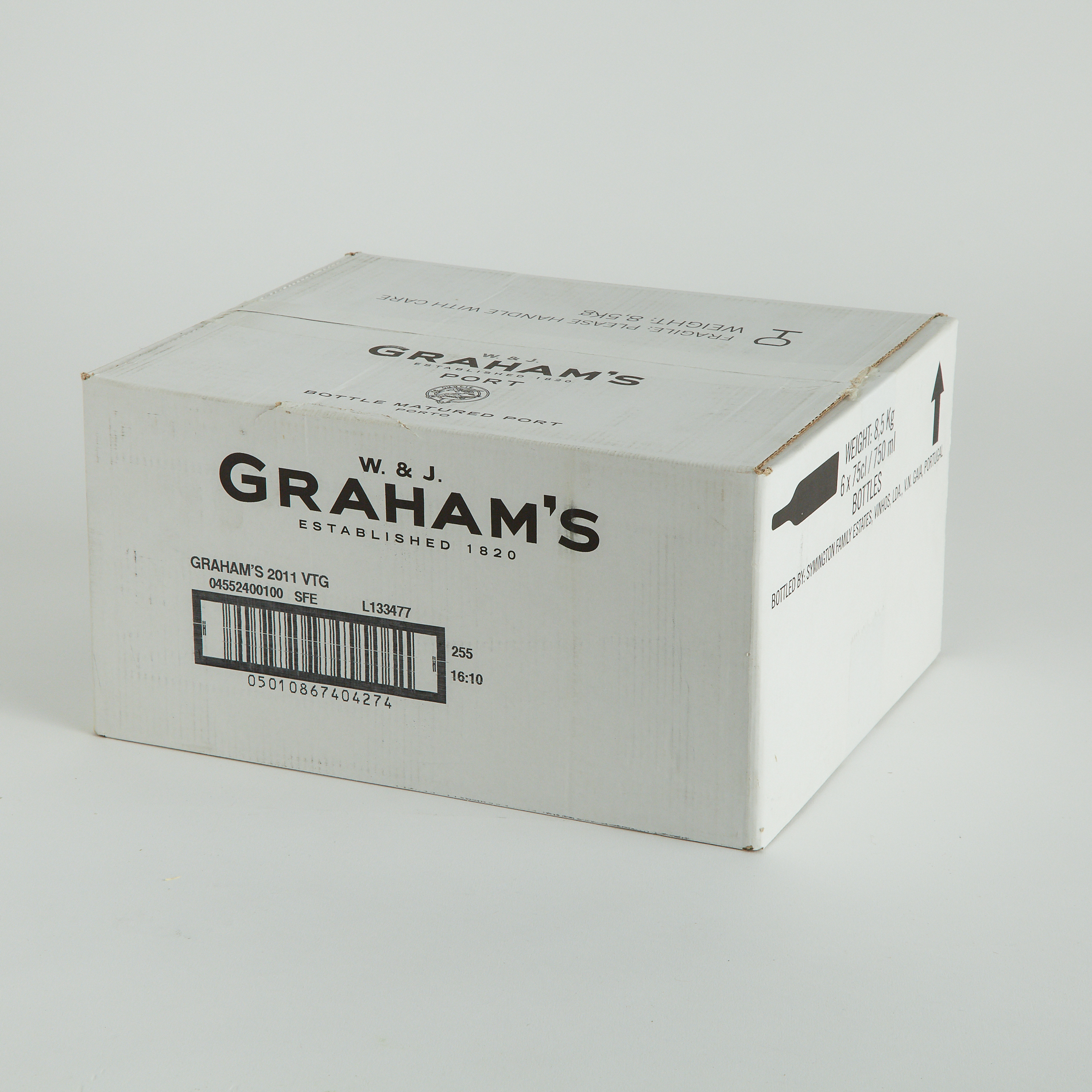 GRAHAM'S VINTAGE PORT 2011 (6, OC) WA (95-97)