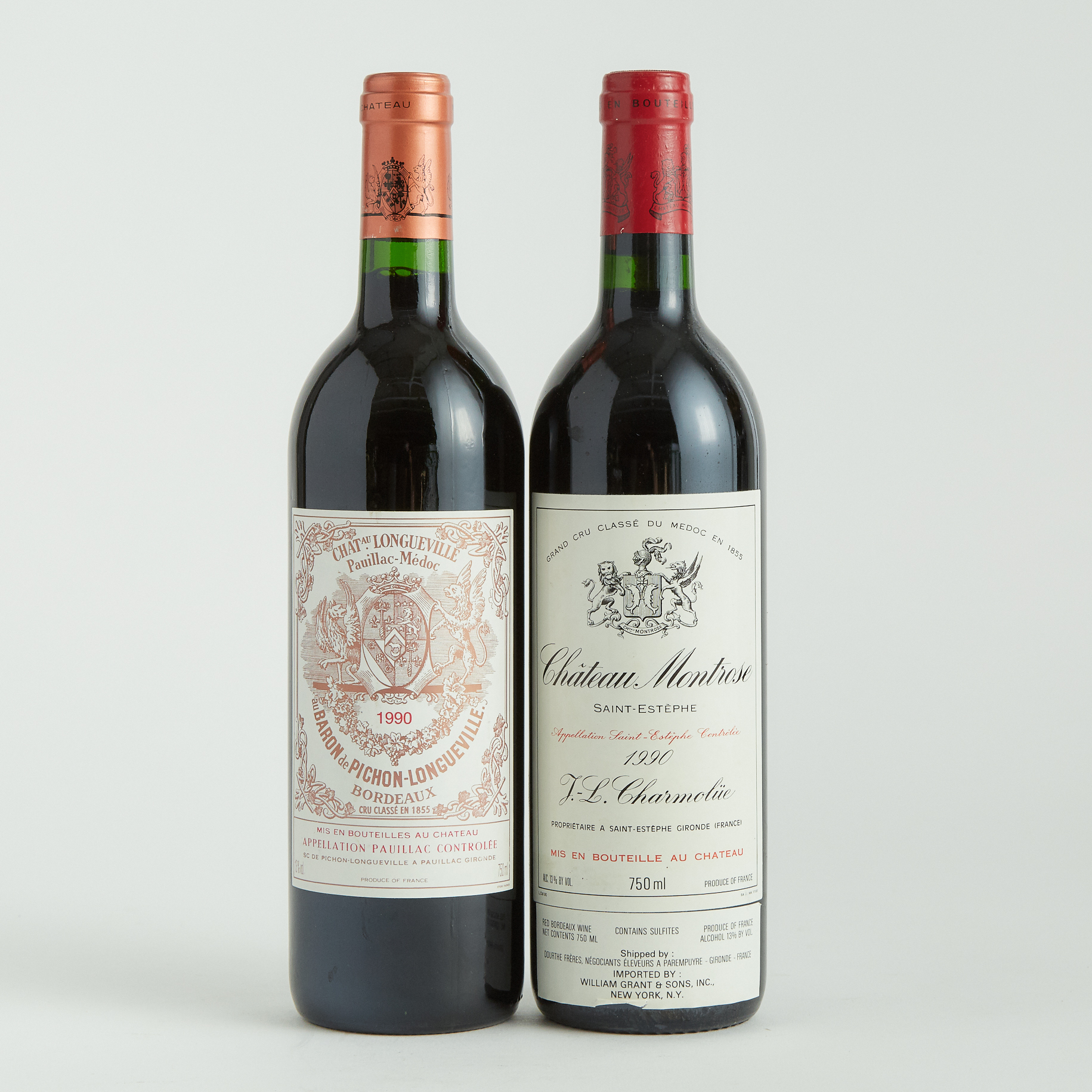 CHÂTEAU MONTROSE 1990 (1) WA 100
CHÂTEAU PICHON-LONGUEVILLE BARON 1990 (1) WA 97