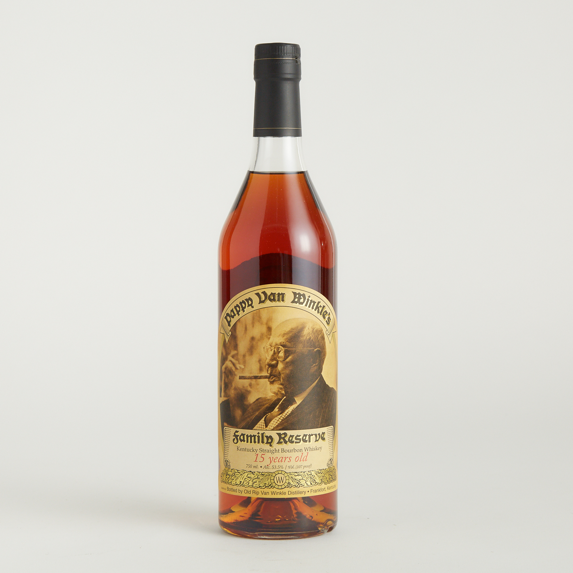 PAPPY VAN WINKLE’S FAMILY RESERVE KENTUCKY STRAIGHT BOURBON WHISKEY 15 YEARS (ONE 750 ML)