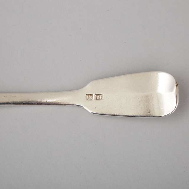 Indian Colonial Silver Fiddle Thread and Shell Pattern Flatware, Hamilton & Co. and others, 19th century