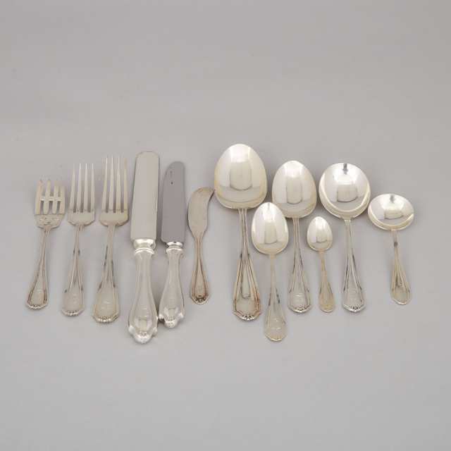 Canadian Silver Flatware and Tea Service, Ryrie Bros., Toronto, Ont., early 20th century