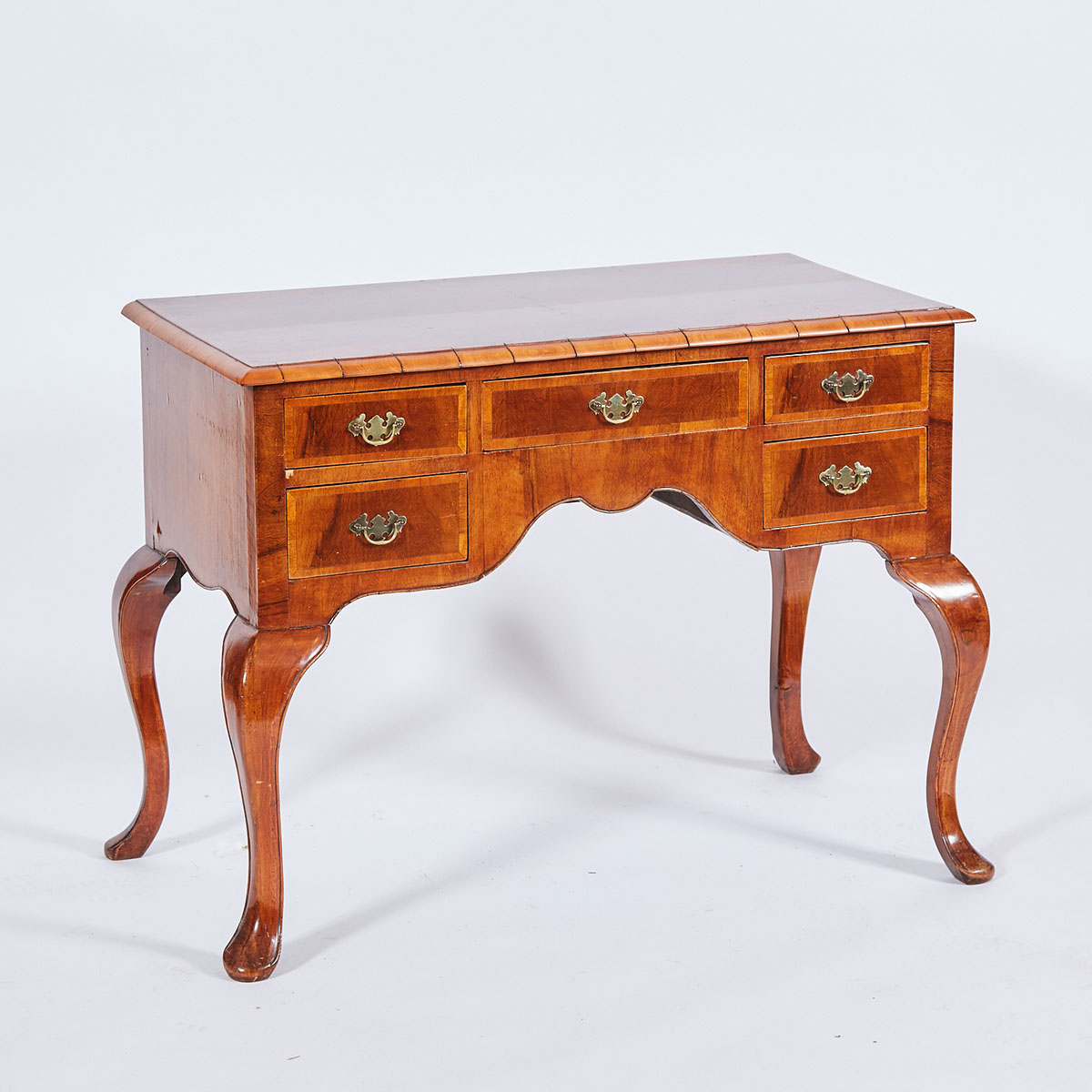 George I Figured Walnut Dressing Table, early 18th century