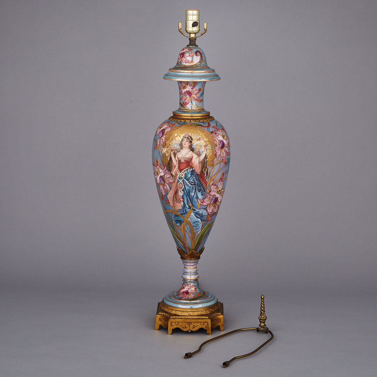Ormolu Mounted ‘Sèvres’ Table Lamp, early 20th century