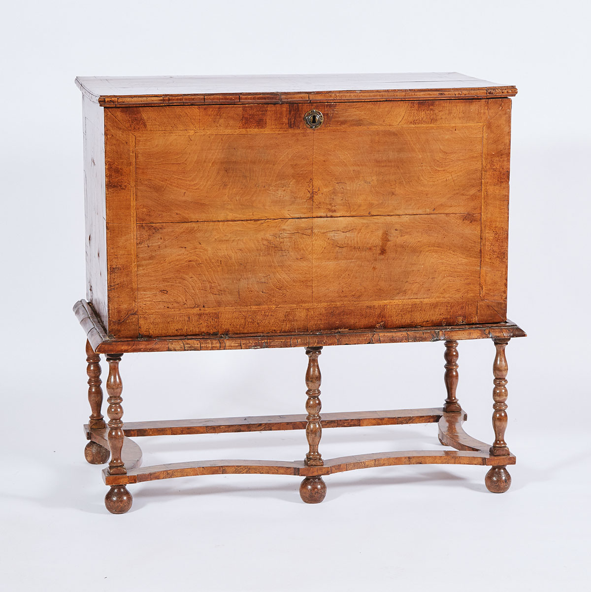 William and Mary Walnut Blanket Chest on Stand, late 17th century