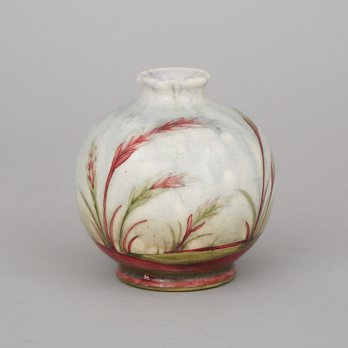 Moorcroft Waving Corn Small Vase, 1930s