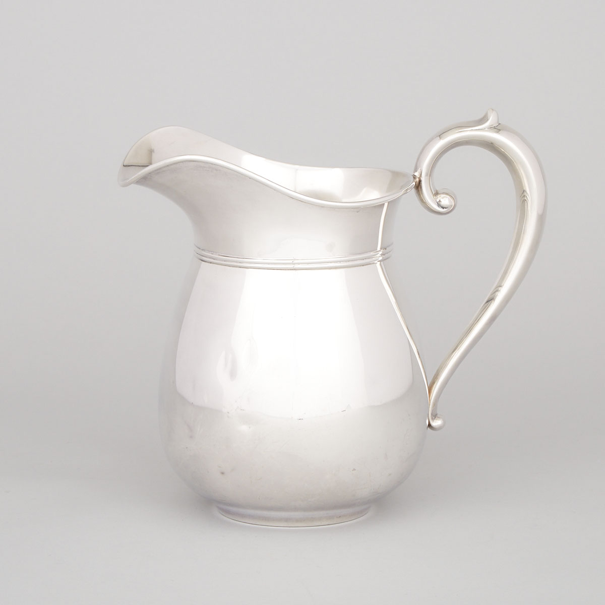 American Silver Water Pitcher, Manchester Silver Co., Providence, R.I., 20th century