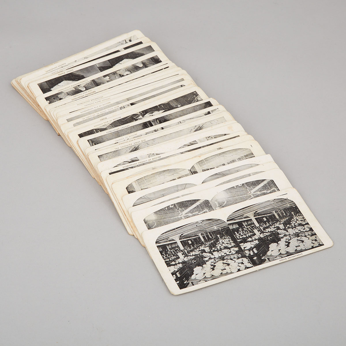 Quantitiy of Stereoscope Cards Relating to The T. Eaton Company, early 20th century
