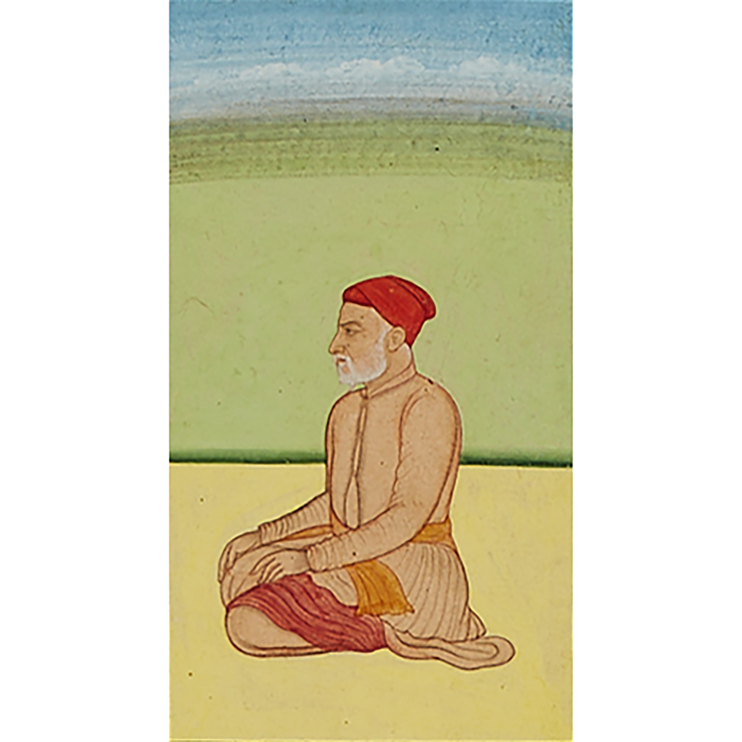 Indian School, Mughal-Style Man in Turban, 18th Century