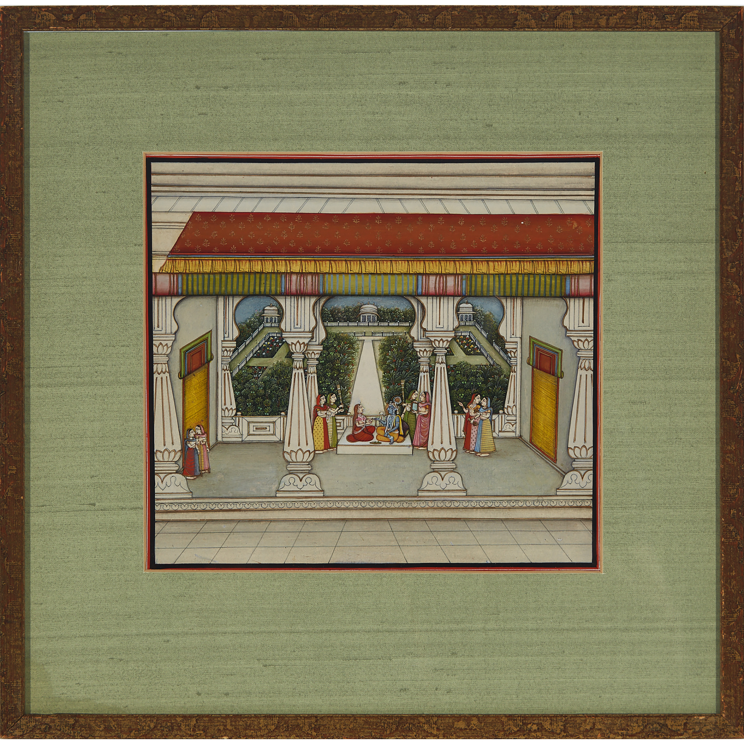 Kota Bundi School, Krishna and Radha, 19th Century