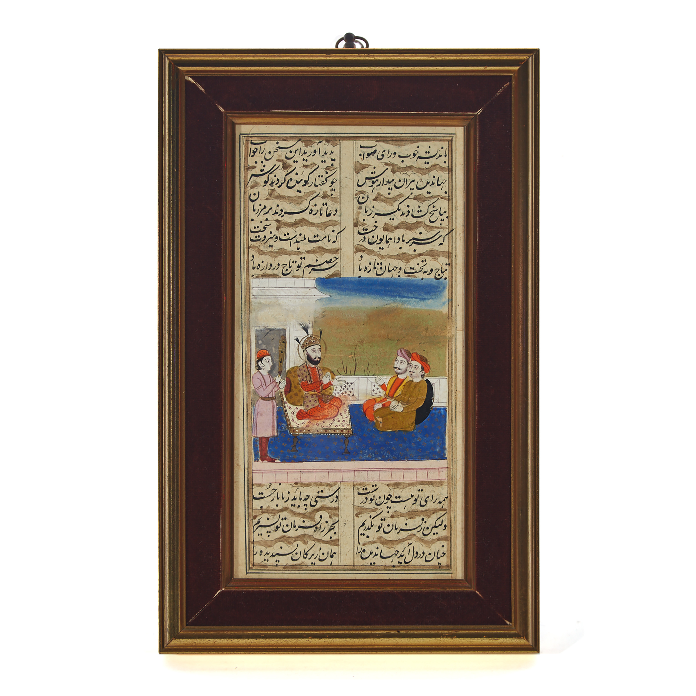 Persian School, Shahnama Folio Page, 19th Century