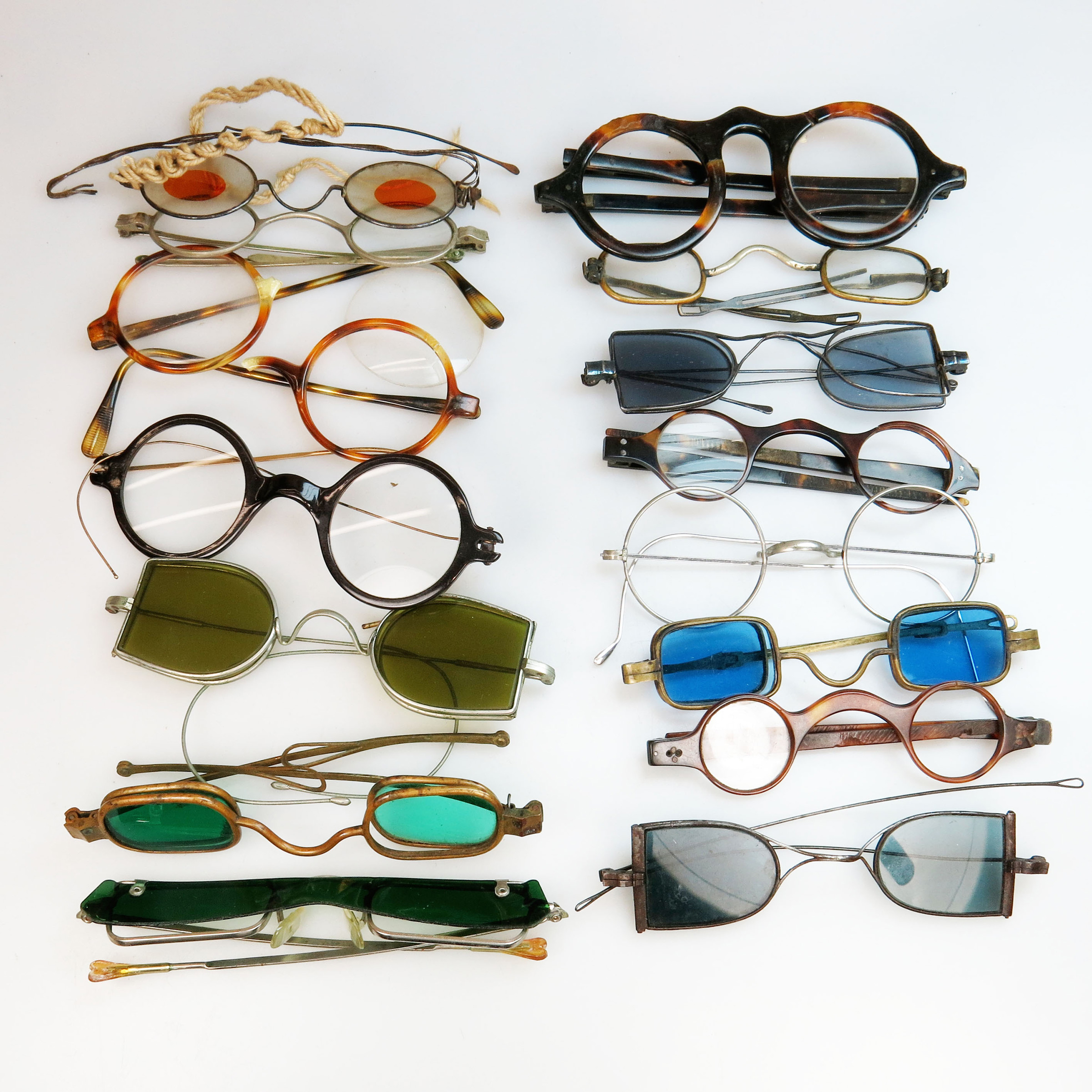 15 Various Pairs Of 19th & 20th Century Spectacles