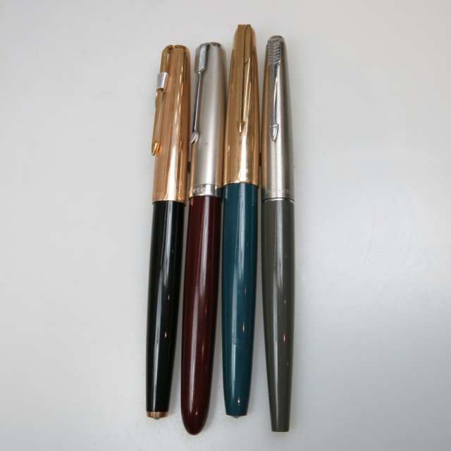 4 Parker Fountain Pens