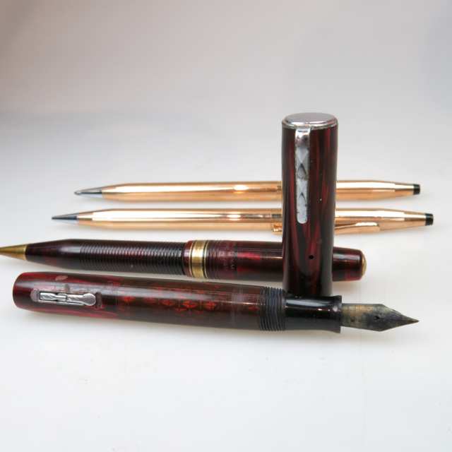 Two Pen And Pencil Sets In Cases