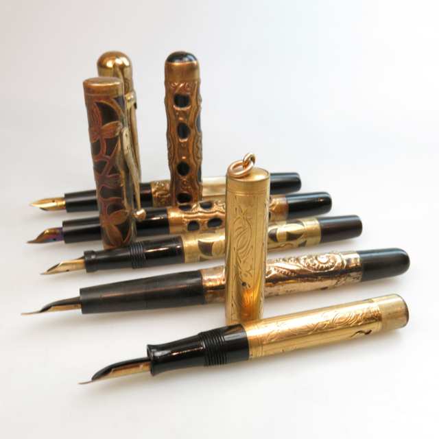 5 Various Fountain Pens