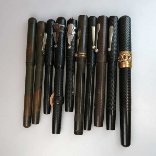 10 Various Fountain Pens