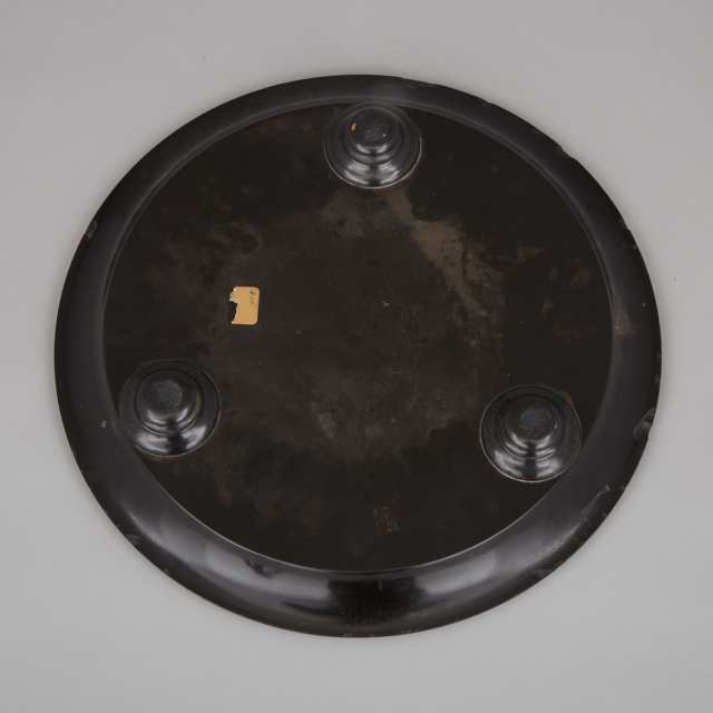 Italian Specimen Marble Pietra Dura Footed Dish, mid 19th century