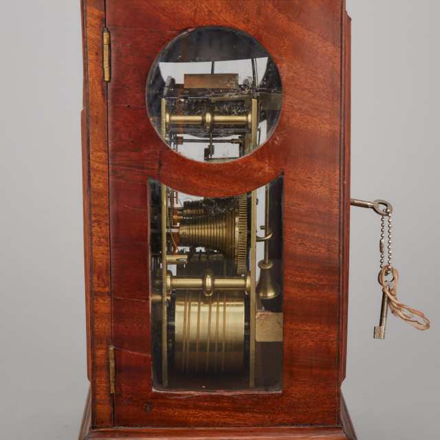 George III Mahogany Bracket Clock, George Margetts, London, c.1770